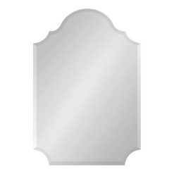Discount 🤩 Kate & Laurel All Things Decor 24" x 36" Reign Arch Wall Mirror Silver - Kate & Laurel All Things Decor ❤️