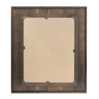 Discount ๐ 26.6" x 24" Rectangle Natural Wood Plank Mirror Brown - Stonebriar Collection ๐คฉ - Image 3
