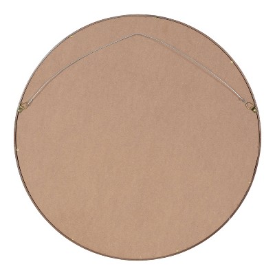 Hot Sale β Kate & Laurel All Things Decor 22" x 22" Travis Round Wood Accent Decorative Wall Mirror Bronze - Kate & Laurel All Things Decor π― - Image 3