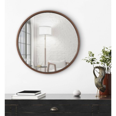 Hot Sale β Kate & Laurel All Things Decor 22" x 22" Travis Round Wood Accent Decorative Wall Mirror Bronze - Kate & Laurel All Things Decor π― - Image 4