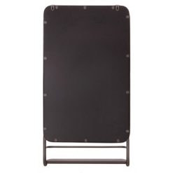 Discount 🧨 16"x30" Metal Wall Accent Mirror with Shelf Bronze - Patton Wall Decor 😍