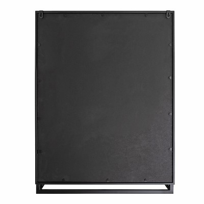 Budget π Kate & Laurel All Things Decor 22" x 29" Jackson Functional Wall Mirror Black - Kate & Laurel All Things Decor β¨ - Image 3