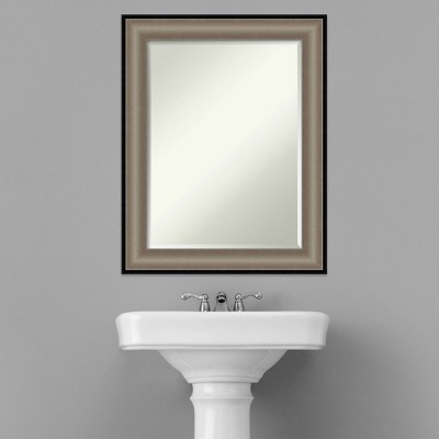Coupon 👏 Imperial Framed Bathroom Vanity Wall Mirror - Amanti Art Silver 😍 - Image 6