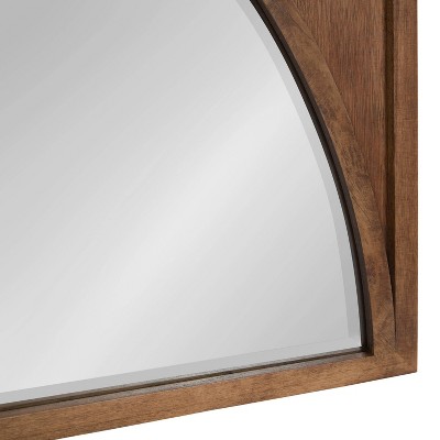 Best Sale ✔️ Kate & Laurel All Things Decor 21.5" x 42" Andover Arch Wall Mirror Brown - Kate & Laurel All Things Decor ✔️ - Image 2