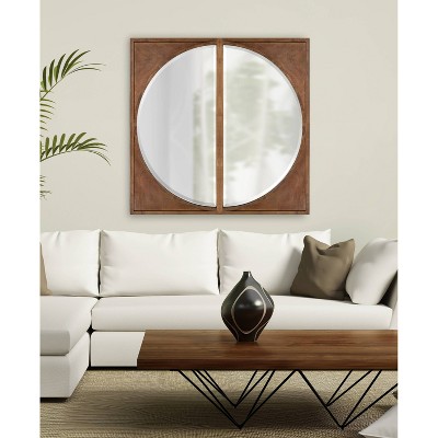 Best Sale ✔️ Kate & Laurel All Things Decor 21.5" x 42" Andover Arch Wall Mirror Brown - Kate & Laurel All Things Decor ✔️ - Image 5