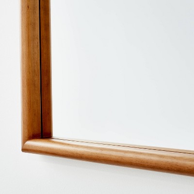 Budget 🧨 Threshold Designed W/Studio McGee 24" x 34" Wood Arch Decorative Wall Mirror Natural - Threshold™ designed with Studio McGee ⭐ - Image 2