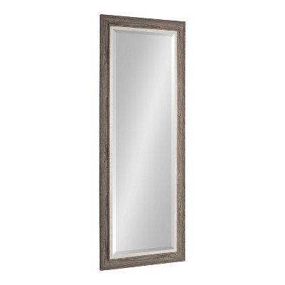 Discount ❤️ Kate & Laurel All Things Decor 21.5" x 53.5" Woodway Full Length Wall Mirror Gray - Kate & Laurel All Things Decor 🔥