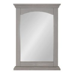 Buy 🤩 Kate & Laurel All Things Decor 20" x 29" Helcomb Wood Framed Decorative Wall Mirror Gray - Kate & Laurel All Things Decor ❤️