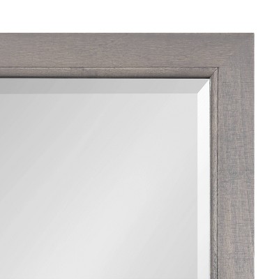 Hot Sale π Kate & Laurel All Things Decor 26" x 32" Hogan Windowpane Decorative Framed Wall Mirror Gray - Kate & Laurel All Things Decor β - Image 2