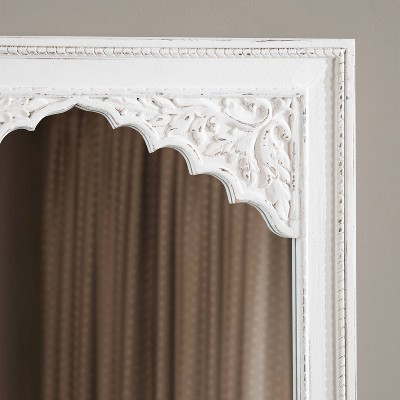 Top 10 π₯ Kate & Laurel All Things Decor 24" x 36" Shivani Wood Framed Decorative Wall Mirror White - Kate & Laurel All Things Decor π - Image 5