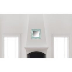 Coupon 🤩 20.5" x 20.5" Blue Stripes Decorative Mirror - PTM Images 💯