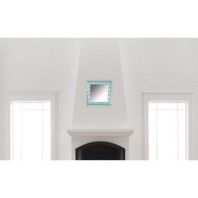 Coupon ๐คฉ 20.5" x 20.5" Blue Stripes Decorative Mirror - PTM Images ๐ฏ