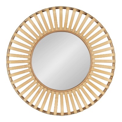 Brand new ❤️ Kate & Laurel All Things Decor 28" x 28" Oren Framed Wall Mirror Natural - Kate & Laurel All Things Decor 🤩