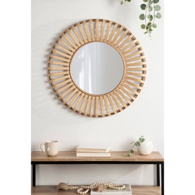Brand new ❤️ Kate & Laurel All Things Decor 28" x 28" Oren Framed Wall Mirror Natural - Kate & Laurel All Things Decor 🤩 - Image 4