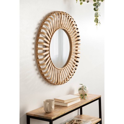 Brand new ❤️ Kate & Laurel All Things Decor 28" x 28" Oren Framed Wall Mirror Natural - Kate & Laurel All Things Decor 🤩 - Image 5