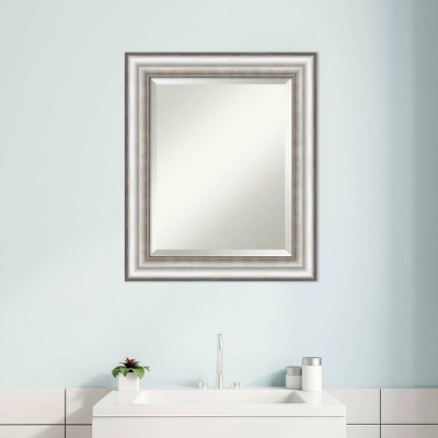 Wholesale ๐ Salon Framed Bathroom Vanity Wall Mirror Silver - Amanti Art ๐ - Image 7