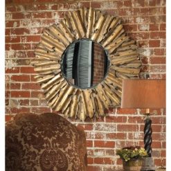 Discount ๐ Sunburst Hemani Antique Gold Decorative Wall Mirror - Uttermost ๐