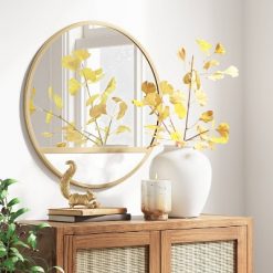 Discount 🤩 Round Wall Mirror Marble - Threshold™ 🔔