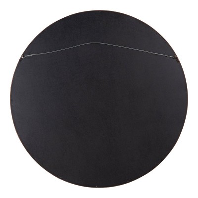 Brand new π Kate & Laurel All Things Decor 36" Hutton Round Wall Mirror Rustic Brown - Kate & Laurel All Things Decor π - Image 3