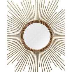 Buy ⭐ Stratton Home Decor 26" Andrea Wall Mirror Gold - Stratton Home Décor ⭐