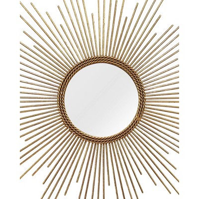 Buy ⭐ Stratton Home Decor 26" Andrea Wall Mirror Gold - Stratton Home Décor ⭐