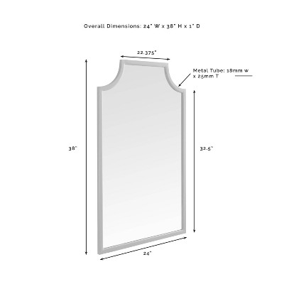 Discount π Aimee Wall Mirror Gold - Crosley π₯ - Image 5