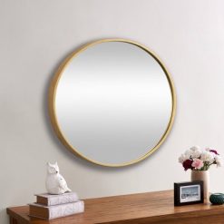 Best Sale 🧨 Beckham Round Mirror Gold - FirsTime 🔥
