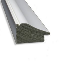 New 👍 17" x 51" Vanity White Framed On the Door Mirror - Amanti Art 🔥