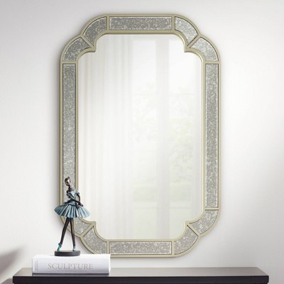 Best deal π€© Noble Park Rectangular Vanity Decorative Wall Mirror Dark Champagne Frame Beveled 23 1/2" Wide for Bathroom Bedroom Office π
