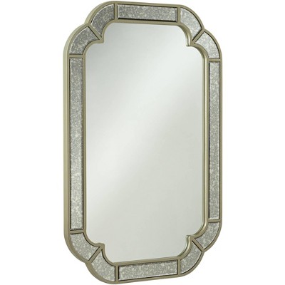 Best deal π€© Noble Park Rectangular Vanity Decorative Wall Mirror Dark Champagne Frame Beveled 23 1/2" Wide for Bathroom Bedroom Office π - Image 3