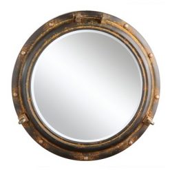 Discount 🔥 Metal Porthole Mirror - 3R Studios 🛒