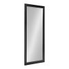 Best Pirce ✔️ 19.5" x 51.5" Bosc Full Length Wall Mirror Black - DesignOvation 🎁