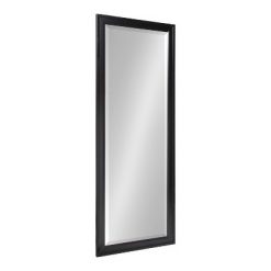 Best Pirce ✔️ 19.5" x 51.5" Bosc Full Length Wall Mirror Black - DesignOvation 🎁