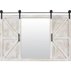 Coupon 🎁 Hayloft Farmhouse Barn Door Mirror - FirsTime ✔️