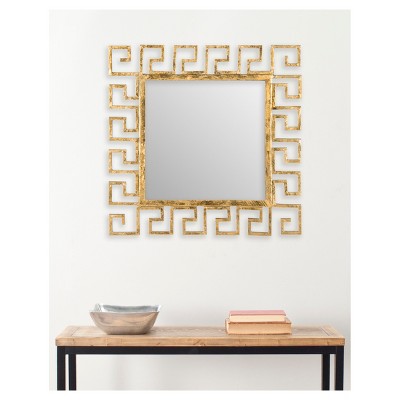 Coupon π Square Calliope Greek Key Decorative Wall Mirror - Safavieh 𧨠- Image 2