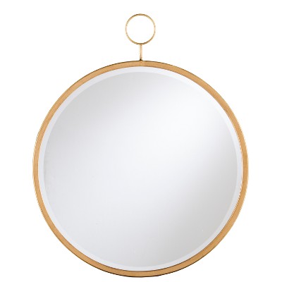 Budget π― 27.5" x 23" Loris Decorative Wall Mirror Bronze - Aiden Lane βοΈ