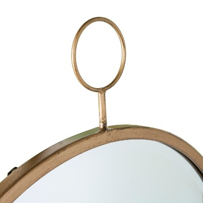 Budget π― 27.5" x 23" Loris Decorative Wall Mirror Bronze - Aiden Lane βοΈ - Image 4