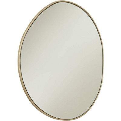 Cheap β Possini Euro Design Uneven Round Vanity Wall Mirror Modern Champagne Frame 30" Wide for Bathroom Bedroom Living Room Home Office β - Image 3