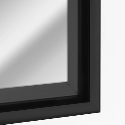 Coupon ๐ฏ 26.5" x 32.5" Studio Float Wall Mirror Black - Head West ๐คฉ - Image 3