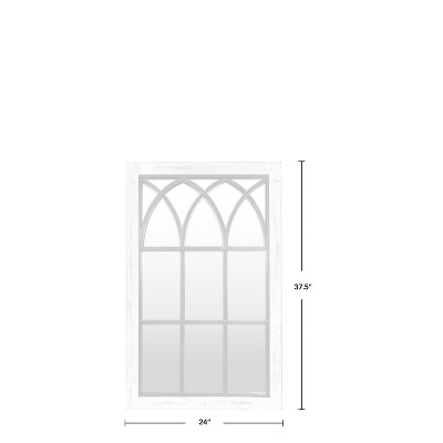 Top 10 โค๏ธ 24" x 1" x 37.5" Vista Arched Farmhouse Window Mirror Distressed White - FirsTime & Co. ๐ฅ - Image 3