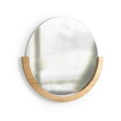New π 21"x 22" Mira Wall Mirror Natural - Umbra π§¨