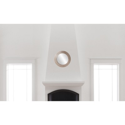 Flash Sale βοΈ Round Sonic Decorative Wall Mirror Light Silver - Howard Elliott π