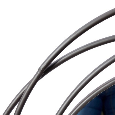 Cheap π Olivia & May Industrial Metal Round Decorative Wall Mirror Gray - Olivia & May β¨ - Image 3