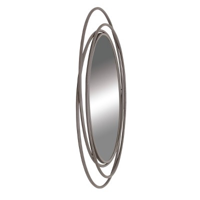 Cheap π Olivia & May Industrial Metal Round Decorative Wall Mirror Gray - Olivia & May β¨ - Image 4