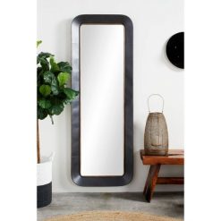 Hot Sale ๐งจ Olivia & May 25" x 70" Large Rectangular Metal Wall Mirror with Decorative Gold - Olivia & May ๐