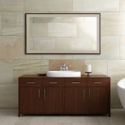 Brand new 😍 29.5" x 53.5" Two-Toned Frame Mirror Brown/Cream - Head West 🎁