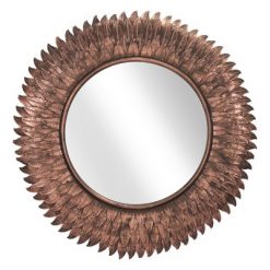 Buy ๐ Siesta Copper Decorative Wall Mirror - ZM Home ๐