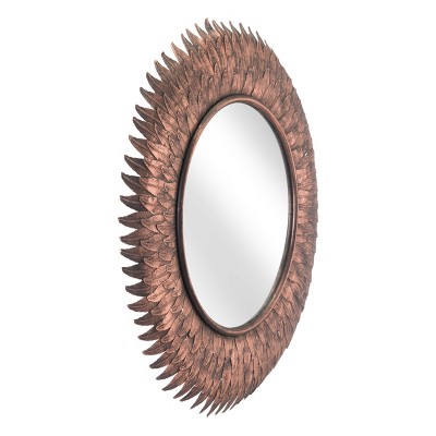 Buy π Siesta Copper Decorative Wall Mirror - ZM Home π - Image 2