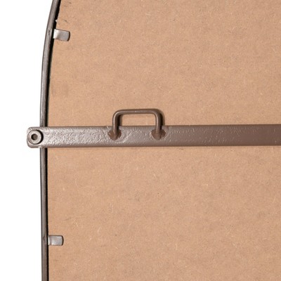 Discount π Arched Mirror with Iron Cage Design Wall Mirror - 3R Studios π - Image 3