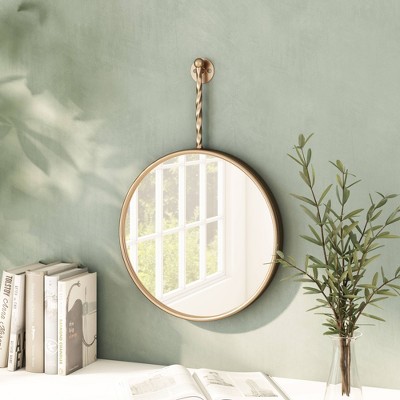 Buy π Mooney Decorative Wall Mirror Gold - ZM Home π - Image 4